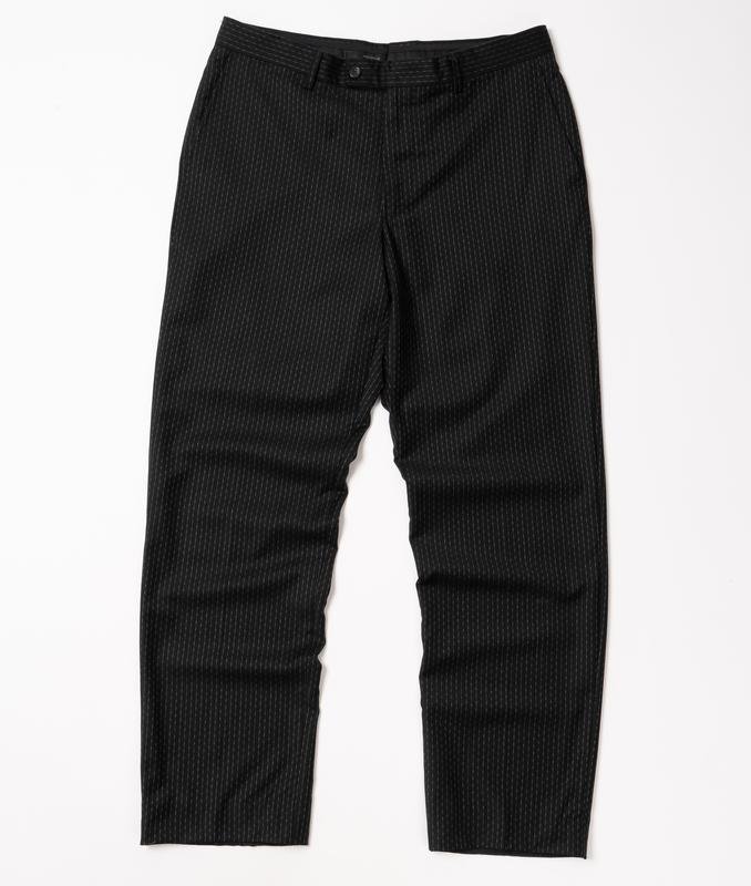 Men Versace Trousers Black Viscose 31 / M / 44