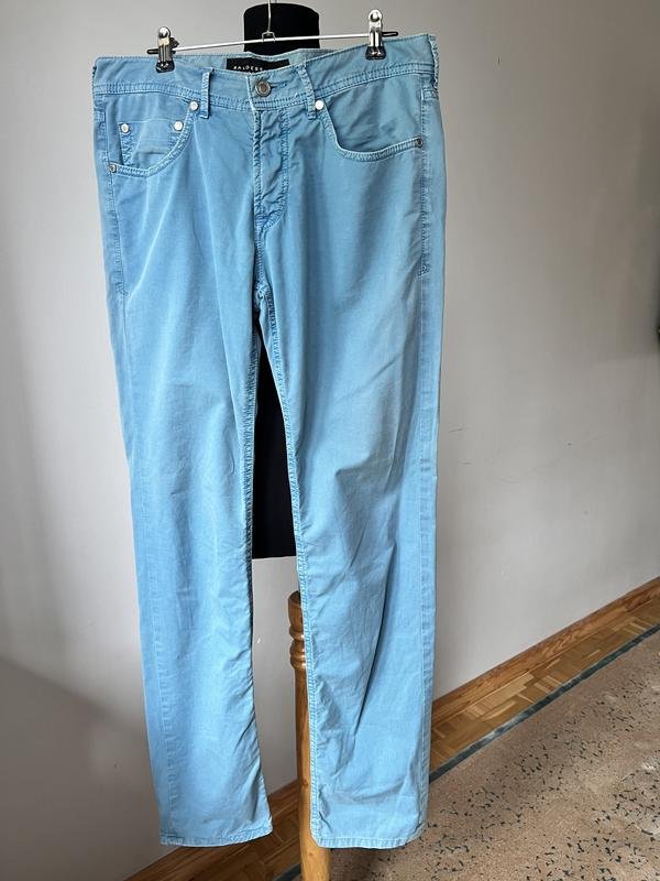 Женские Baldessarini Брюки Голубой Хлопок 38 / M /