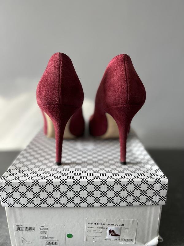 Женские Furla Туфли Бордовый Замша 39