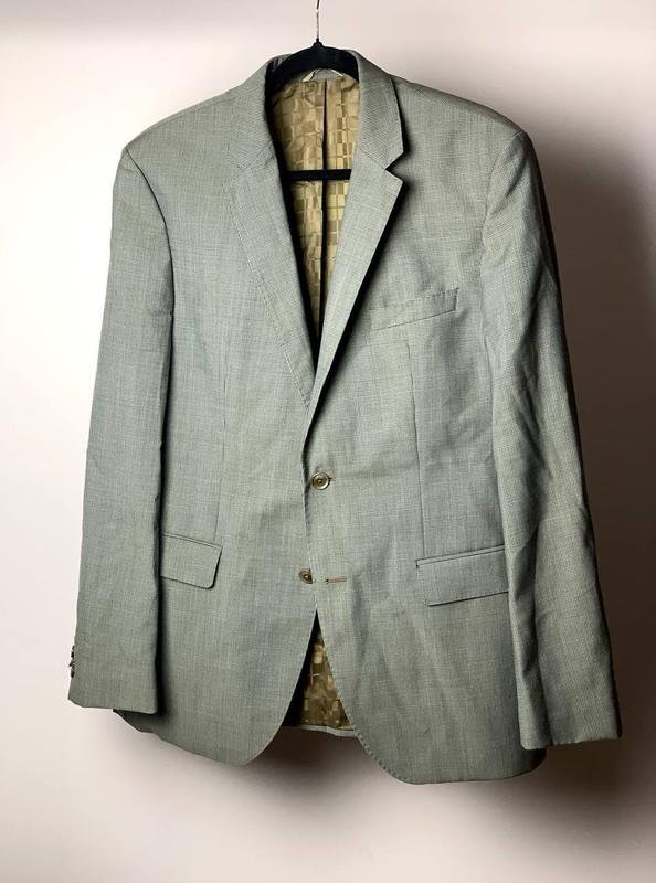 Homme Hugo Boss Blazer Marron Laine 40 /L / 48