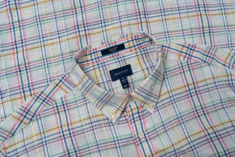 Мужской Gant Сорочка Разноцветный Полиэстер 42 /