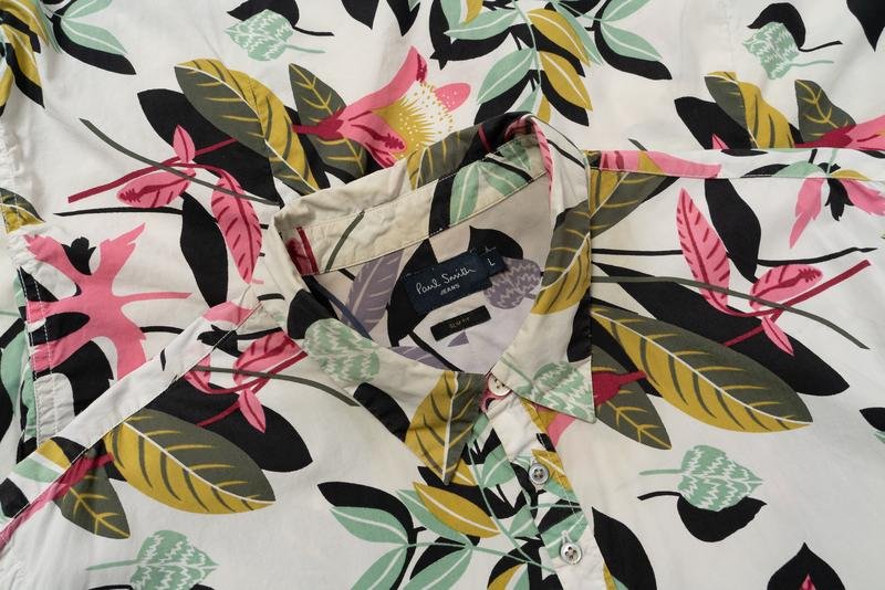 Мужской Paul Smith Сорочка Разноцветный Хлопок 40