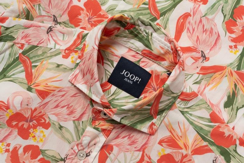 Herren JOOP! Hemd Rot Baumwolle 36 / S / 44