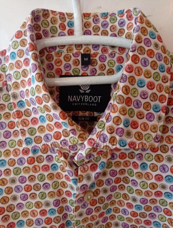 Uomo Navyboot Camicia Multicolore Cotone 38 / M /