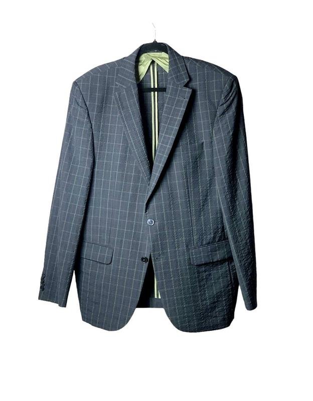 Men Navyboot Blazer Black Wool 40 /L / 48