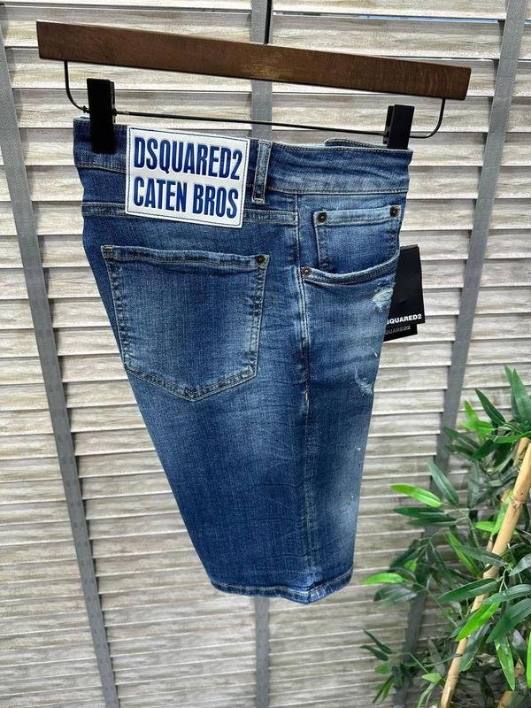 Uomo Dsquared² Shorts Blu Navy Cotone 42 / 3XL /