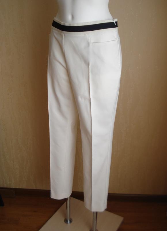 Damen Akris Hose Beige Baumwolle 40 / L / 48