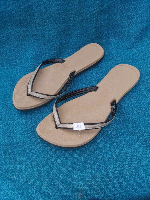 Femme Calzedonia Tongs Argent Caoutchouc 38