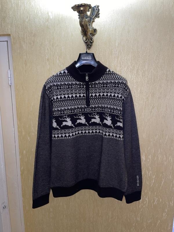 Мужской Bogner Свитер Коричневый 38 / M / 46