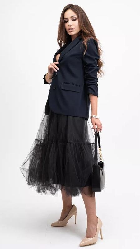 Femme Jupe Noir Viscose 32 / XXS / 40