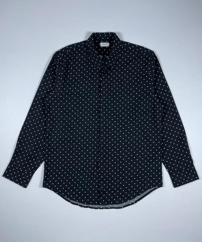 Herren Celine Hemd Schwarz 40 /L / 48