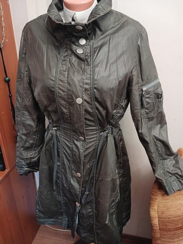 Femme Betty Barclay Trench Coat Gris Polyester 42
