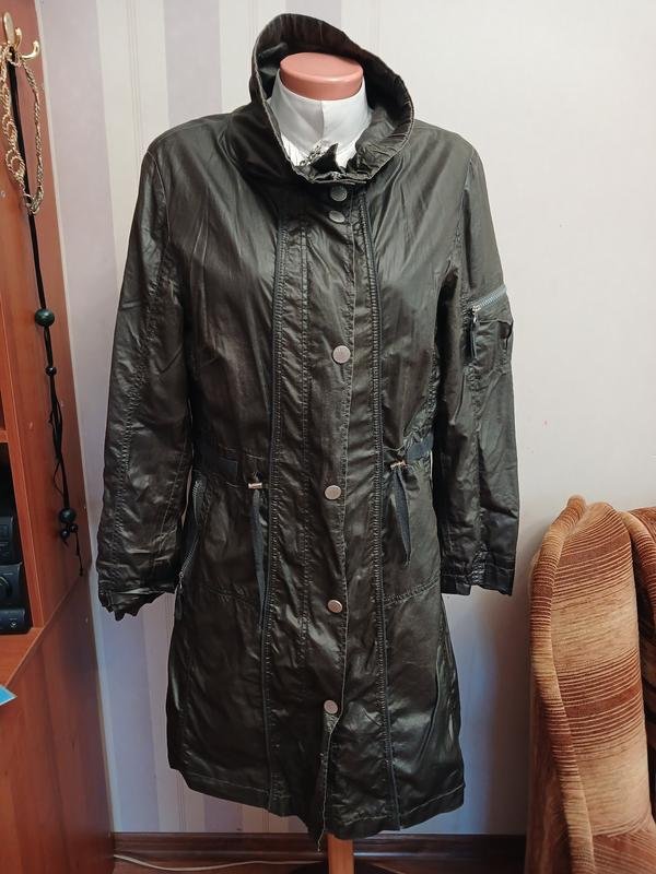 Femme Betty Barclay Trench Coat Gris Polyester 42