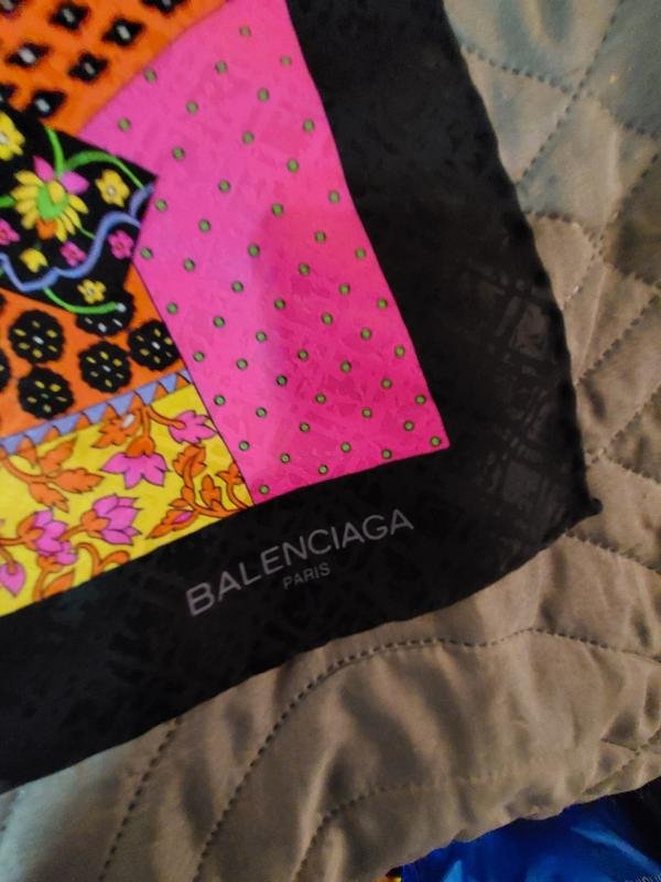 Women Balenciaga Scarf Green One size