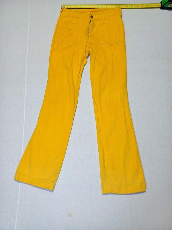 Women Vintage Jeans Yellow 29 / M