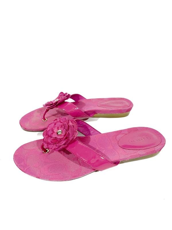 Femme Coach Tongs Rose 38
