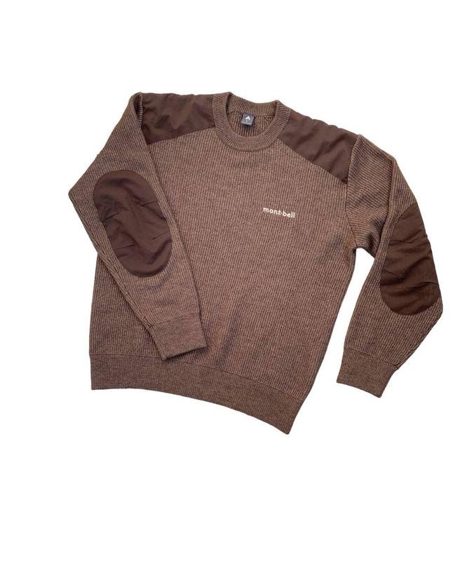 Мужской Mont-Bell Свитер Коричневый Полиэстер 36 /