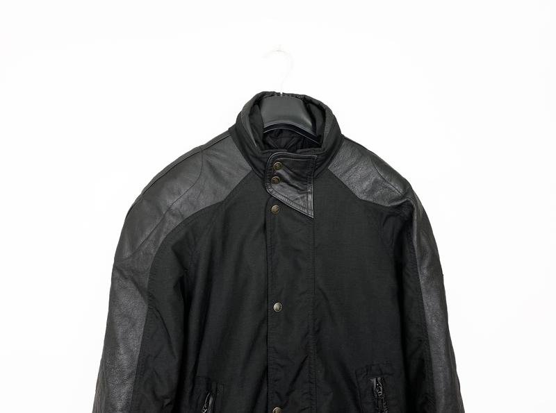 Мужской Belstaff Куртка Чёрный Кожа 40/L/48