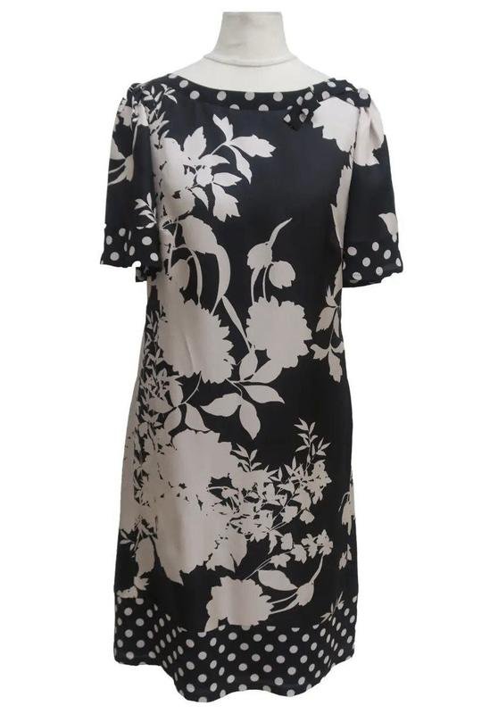 Donna Maison Common Abito Nero Seta 38 / M / 46