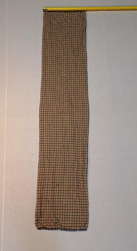 Unisex Scarf Yellow Knit One Size