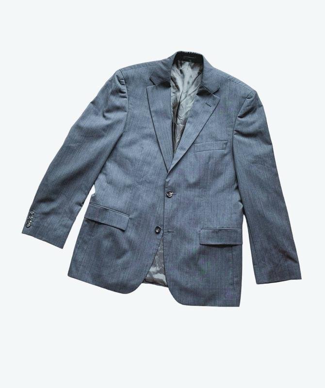 Homme Hugo Boss Blazer Gris Laine 38 / M / 46
