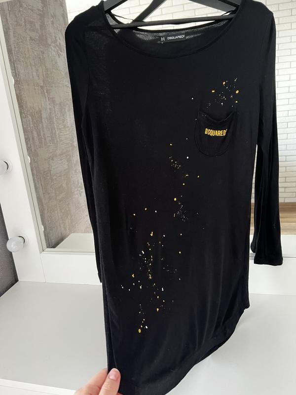 Мужской Dsquared² Свитер Чёрный 38 / M / 46