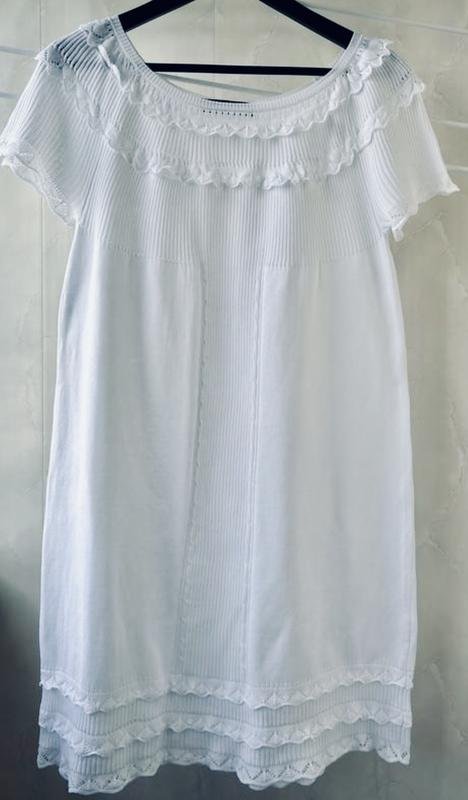 Femme Love Moschino Robe Blanche Coton S