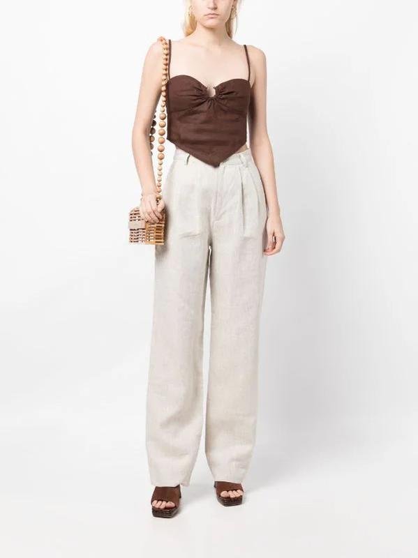 Femme Reformation Pantalons Beige 34 / XS / 42