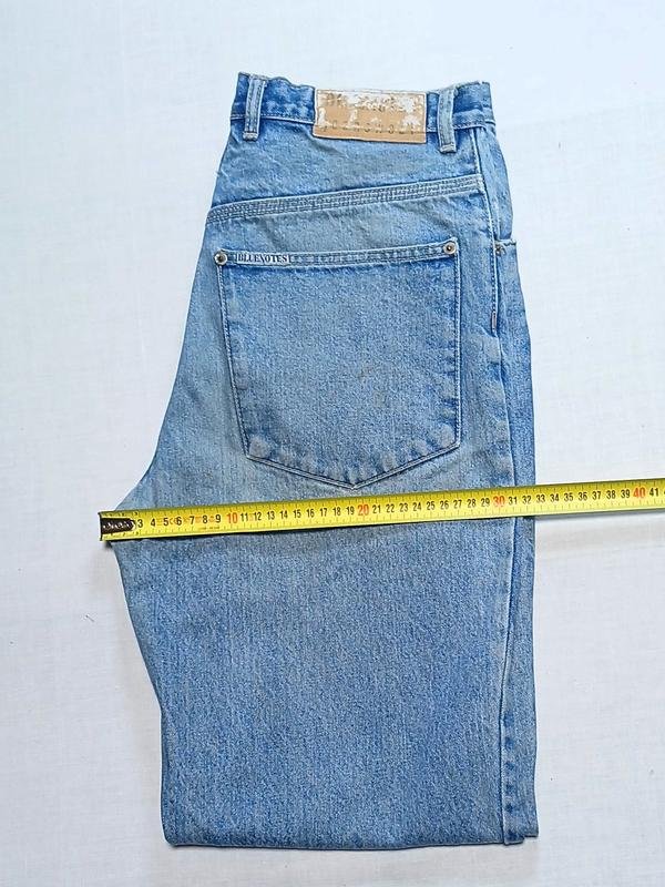 Women Vintage Jeans Turquoise Cotton 28 / M