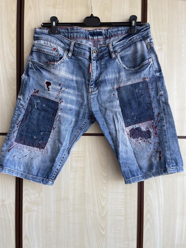Uomo Dsquared² Shorts Blu Navy 33 / L / 48