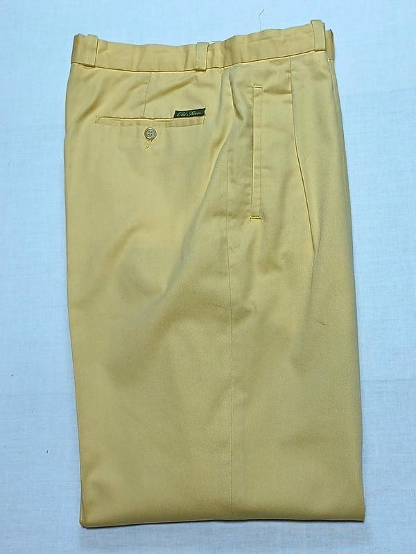 Herren Old River Hose Gelb Baumwolle 30 / S / 44