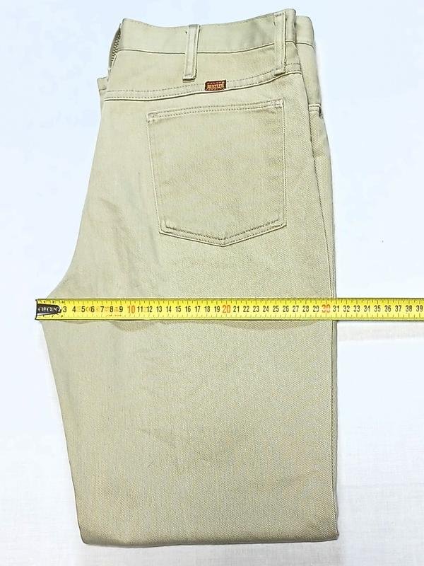 Men Vintage Rustler Jeans Yellow Denim 32