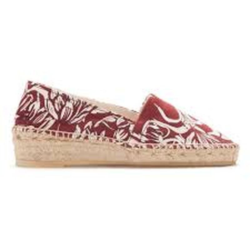 Women Bimba y lola Espadrilles Burgundy Textile 37