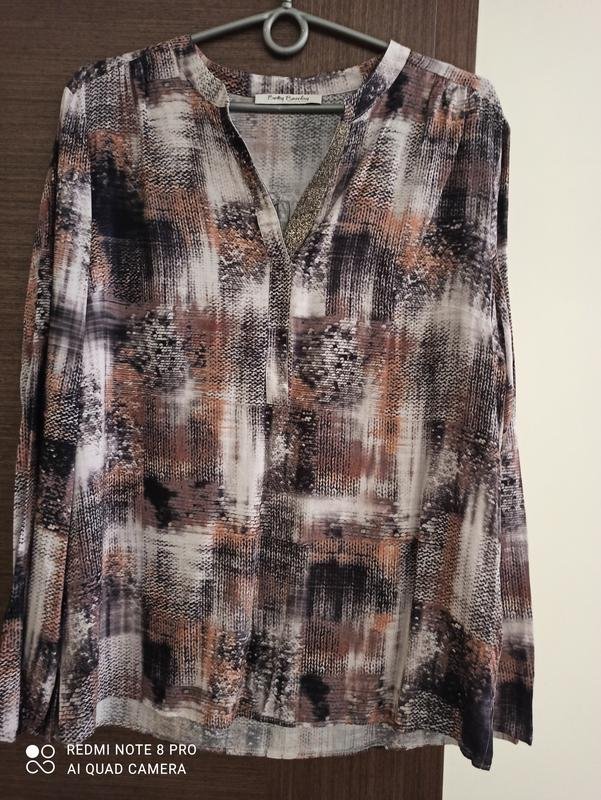Femme Betty Barclay Chemisier Gris Viscose 40 / L