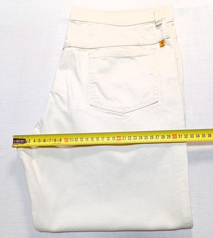 Homme Farah Pantalon Blanc Coton 34 / L / 50