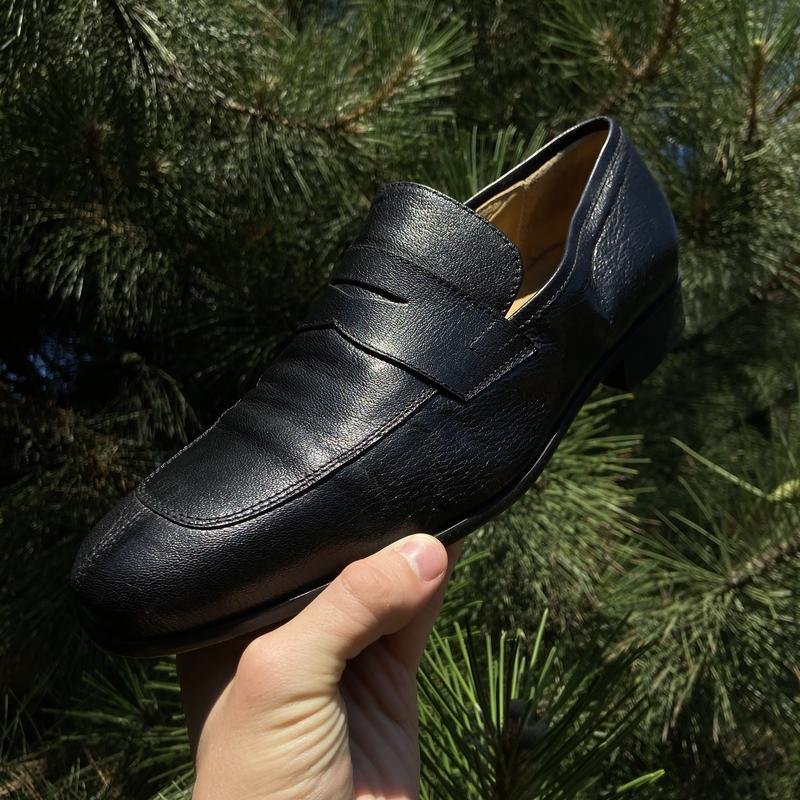 Men Cerruti Heels Black Leather 43