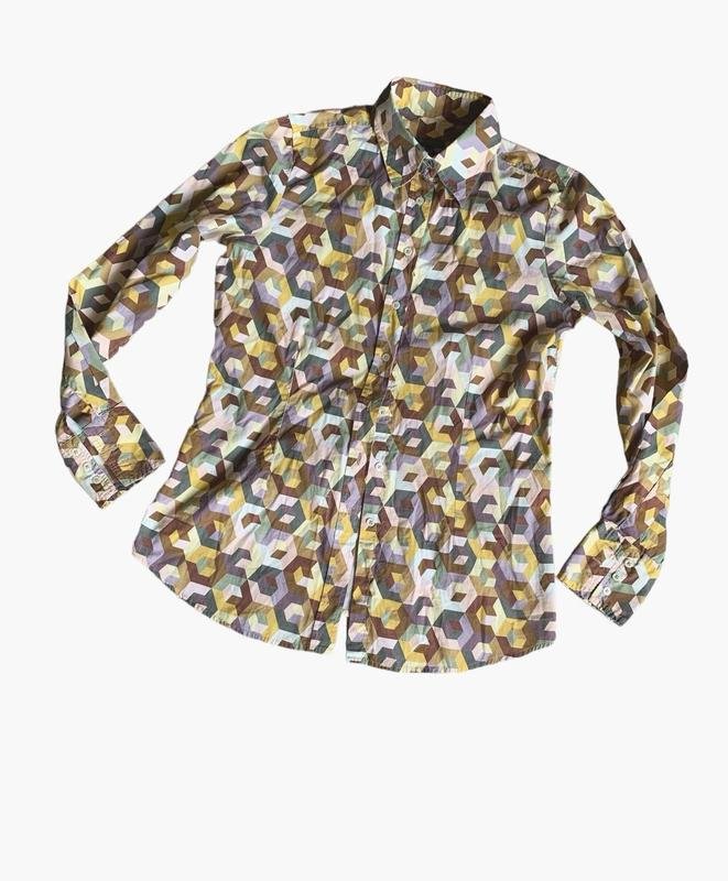 Женская Rossana Diva Блузка Разноцветный Хлопок 36