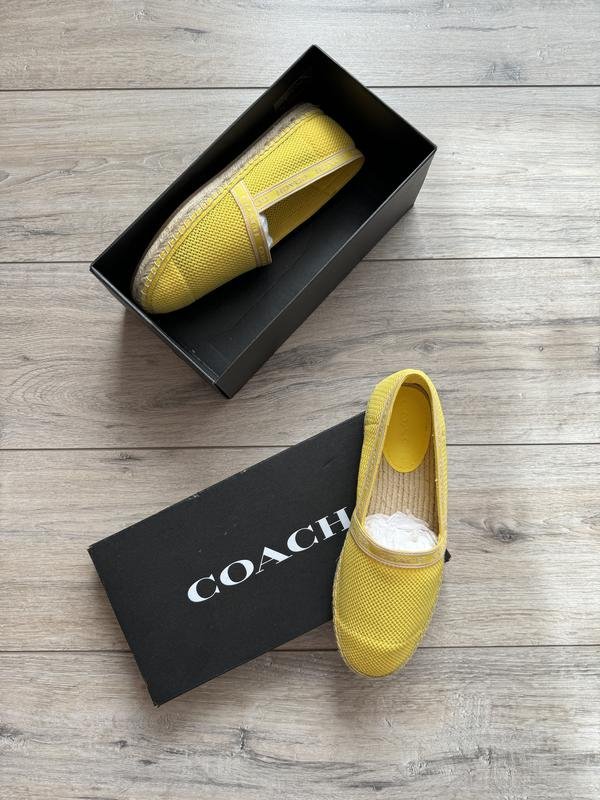 Women Coach Espadrilles Yellow 38