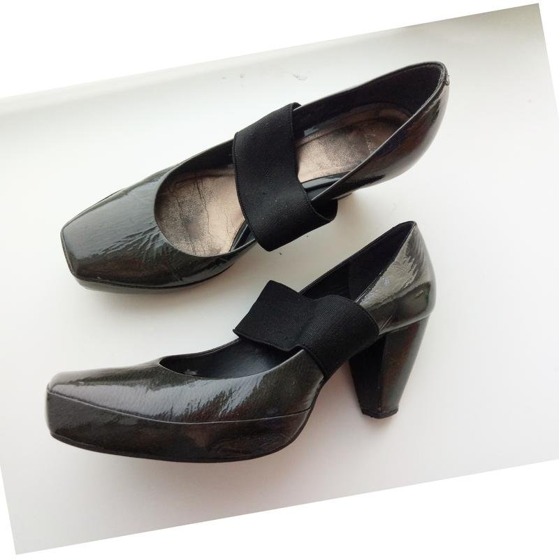 Donna Clarks Tacchi Grigio Pelle 40