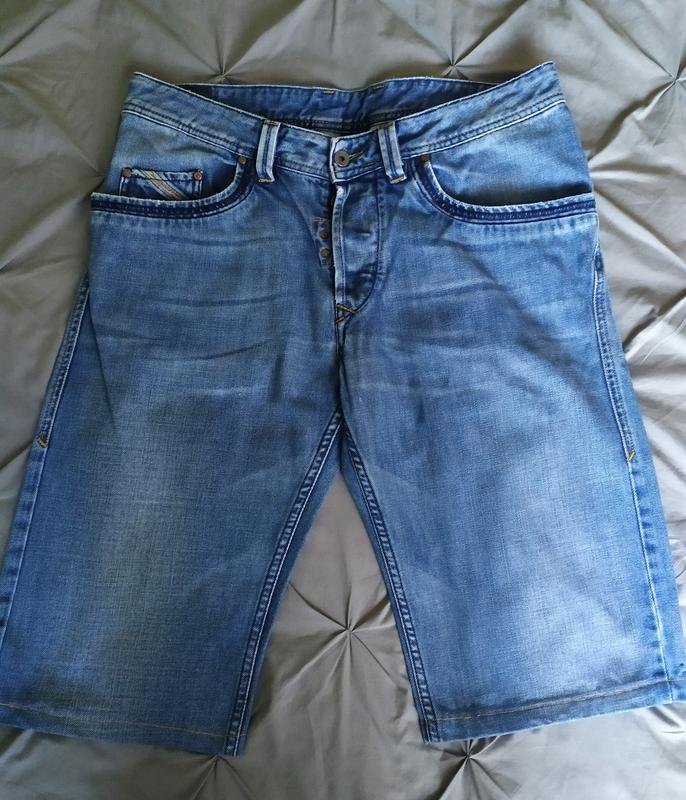 Мужские Diesel Шорты Голубые 34