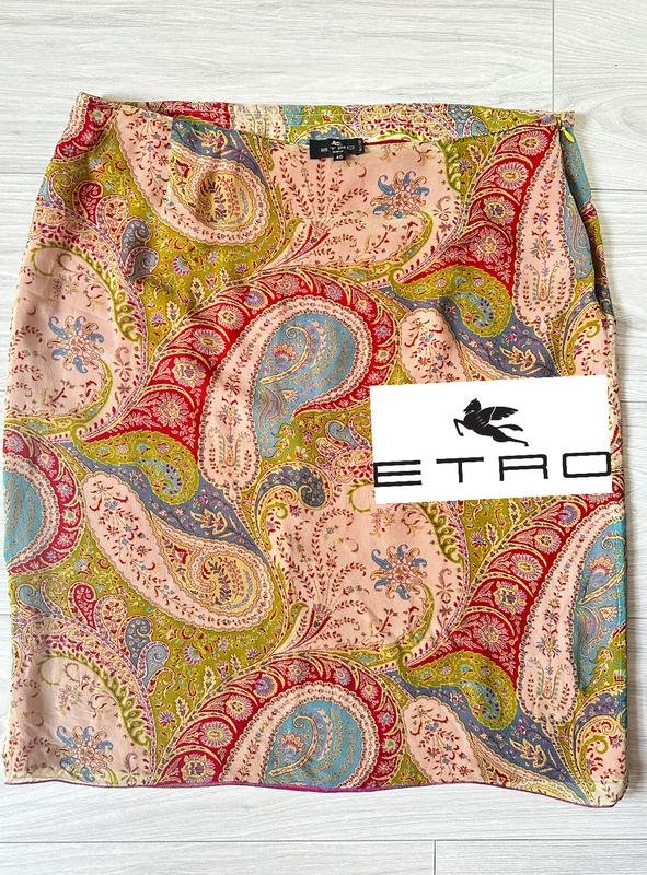 Damen Etro Rock Mehrfarbig Seide 40 / L / 48