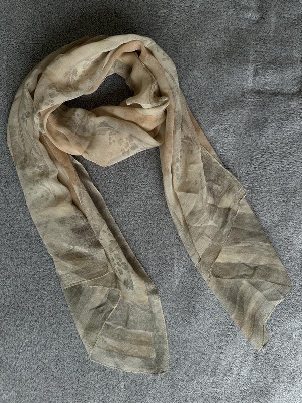 Women Giorgio Armani Scarf Beige Silk