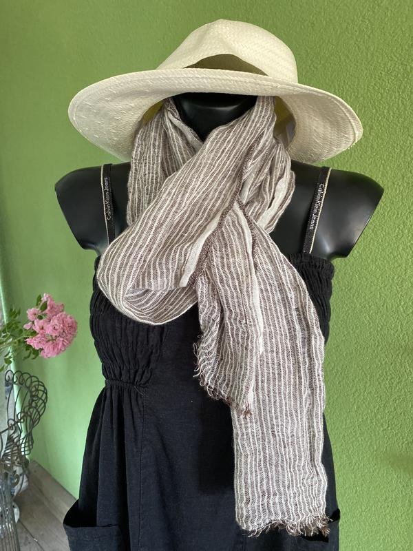Unisex JOOP! Scarf Beige Linen