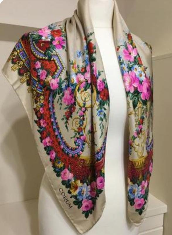 Donna Corum Sciarpa Multicolore Seta