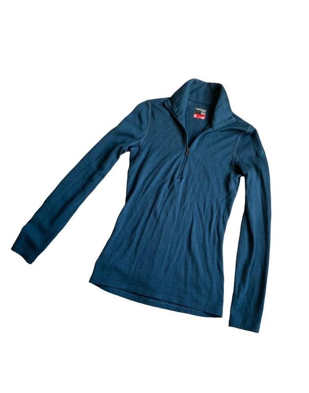Women Icebreaker Thermal Top Navy Merino 34 / XS /