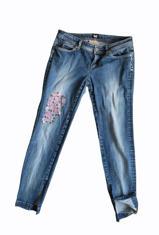 Женские Dolce & Gabbana Джинсы Тёмно-синий 28 / M