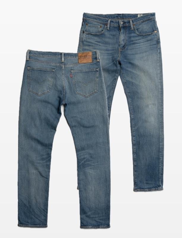 Мужской Levi's Джинсы Голубой Хлопок 32
