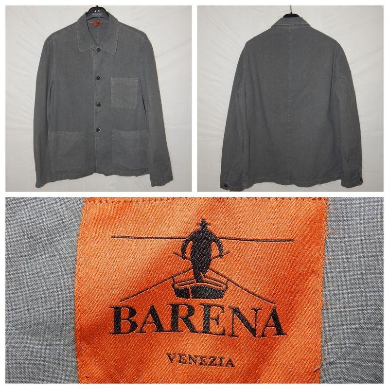 Мужской Barena Venezia Куртка Серый Хлопок 48