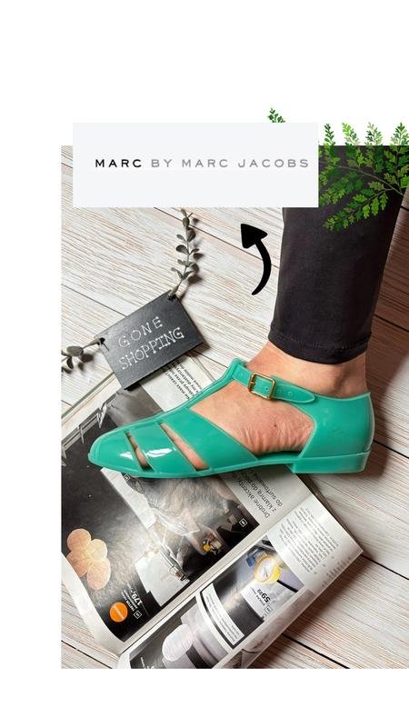 Femme Marc Jacobs Talons Turquoise Caoutchouc 36