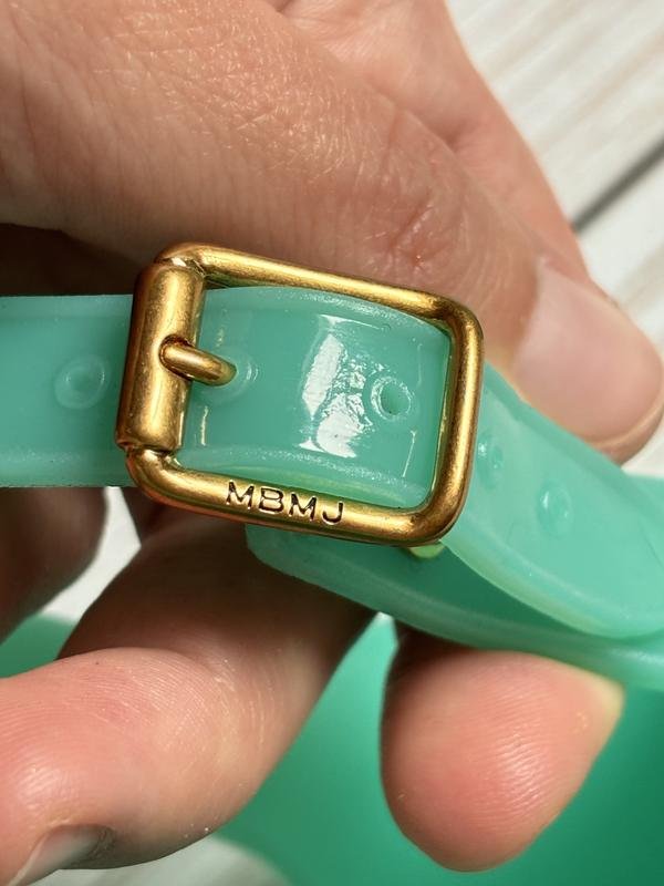 Femme Marc Jacobs Talons Turquoise Caoutchouc 36